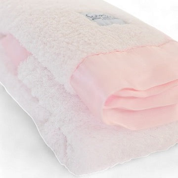 Classic Satin Border Blanket - Pink