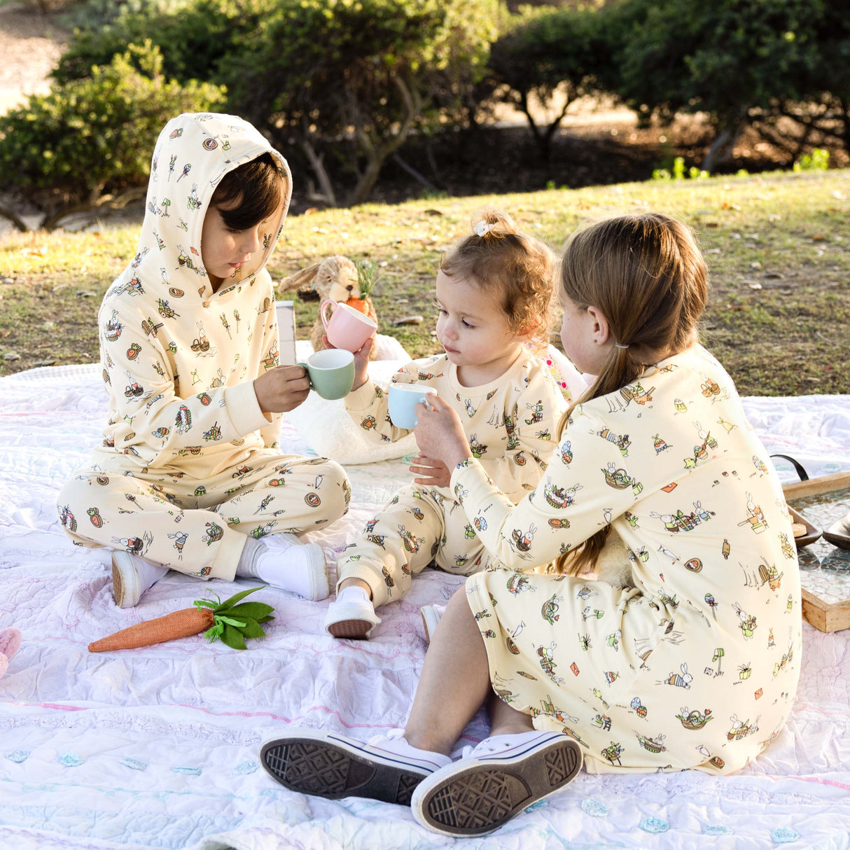 Bunny Workshop French Terry Daywear Romper - HoneyBug 