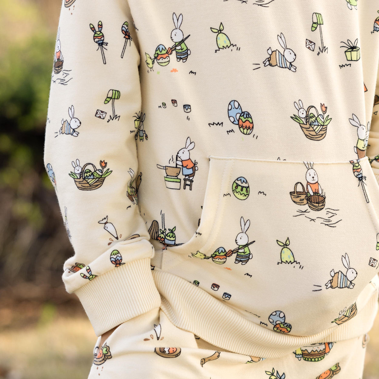 Bunny Workshop French Terry Kids Daywear Jogger Set - HoneyBug 