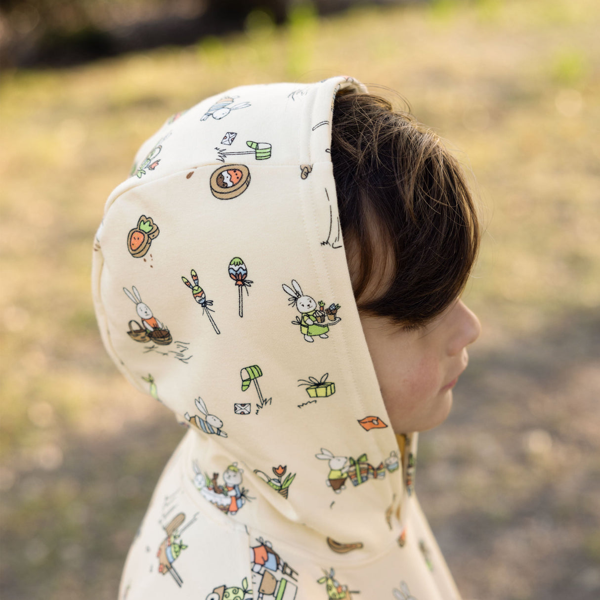 Bunny Workshop French Terry Kids Daywear Jogger Set - HoneyBug 