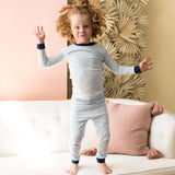 Blue Gingham Pajama Set - HoneyBug 