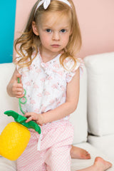 Pink Gingham Shorts - HoneyBug 