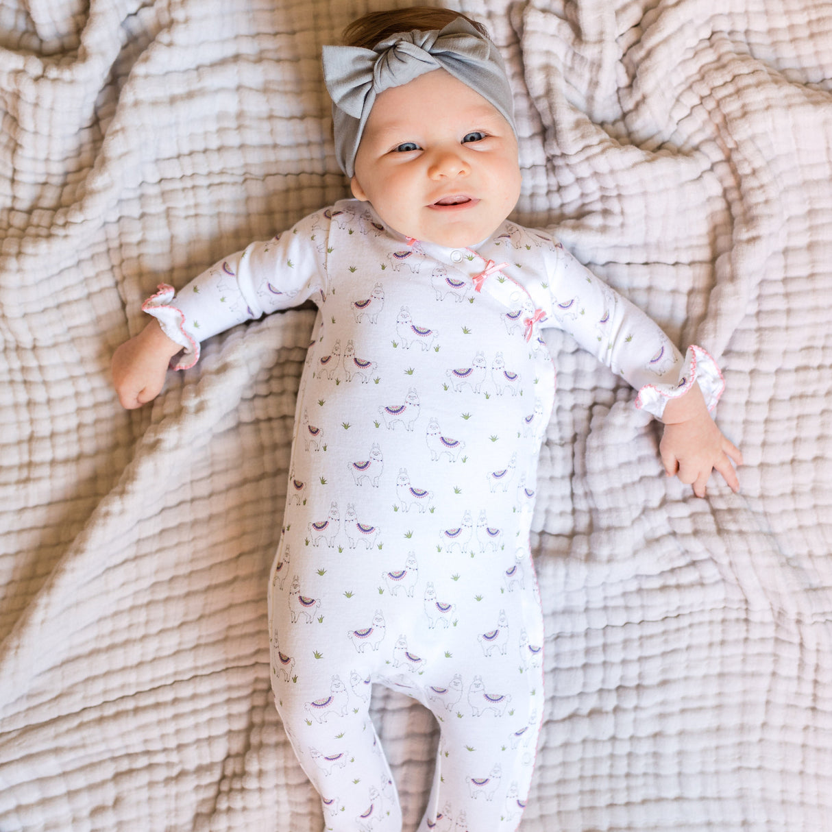 Alex the Alpaca Footie - HoneyBug 