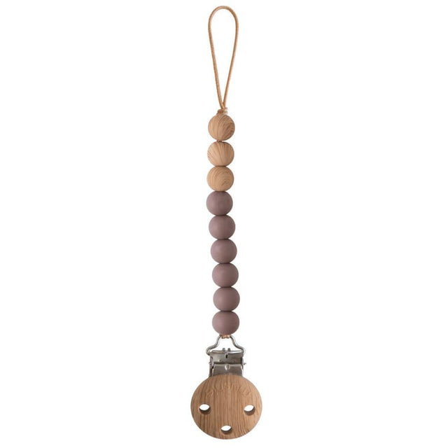 Silicone Pacifier Clip | Eva - Ash - HoneyBug 