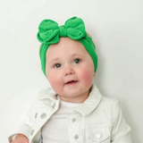 Baby Bloom Bows: Kelly Green - HoneyBug 