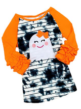 All Boo'd Up Tie Dye Raglan Top