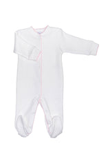 Basket Weave Baby Footie - HoneyBug 