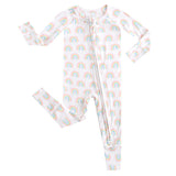 Forever Rainbow Zippered Baby Romper