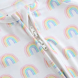 Forever Rainbow Zippered Baby Romper