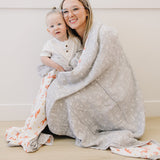 Fox Tales + Prairie Oh So Soft Muslin Super Snuggle Blanket - HoneyBug 