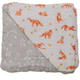 Fox Tales + Prairie Oh So Soft Muslin Super Snuggle Blanket - HoneyBug 