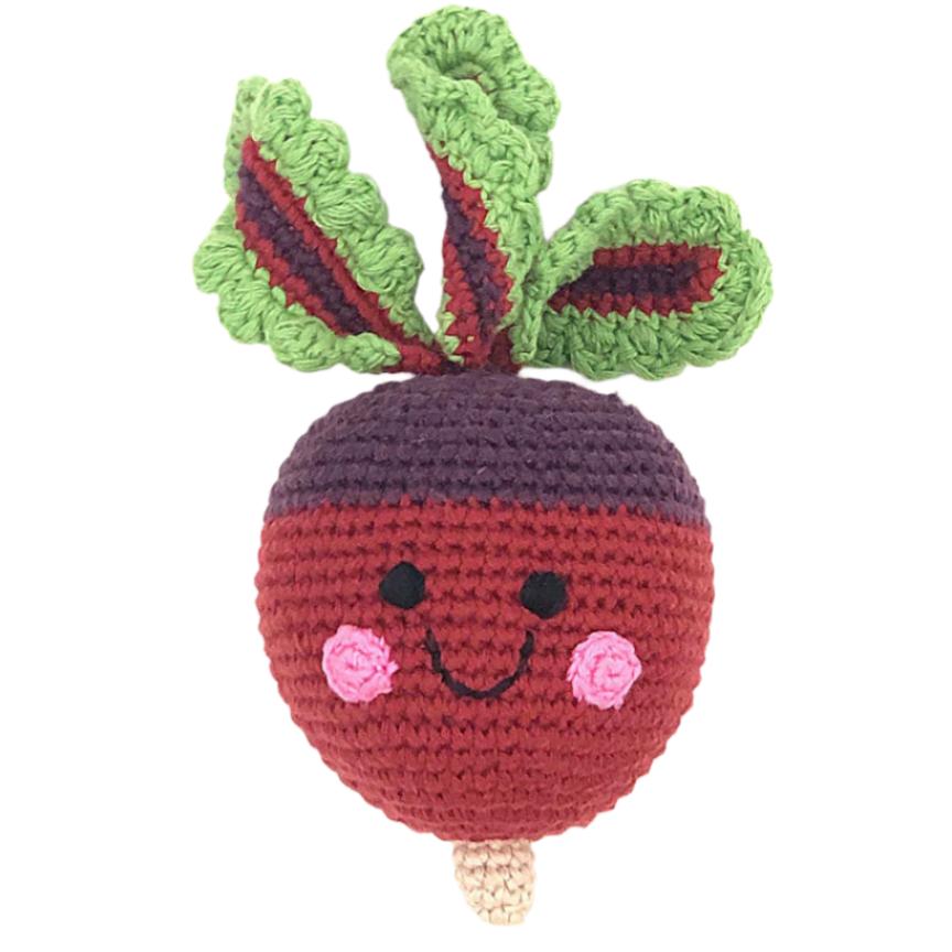 Pretend Play Food Rattle - Red Beet