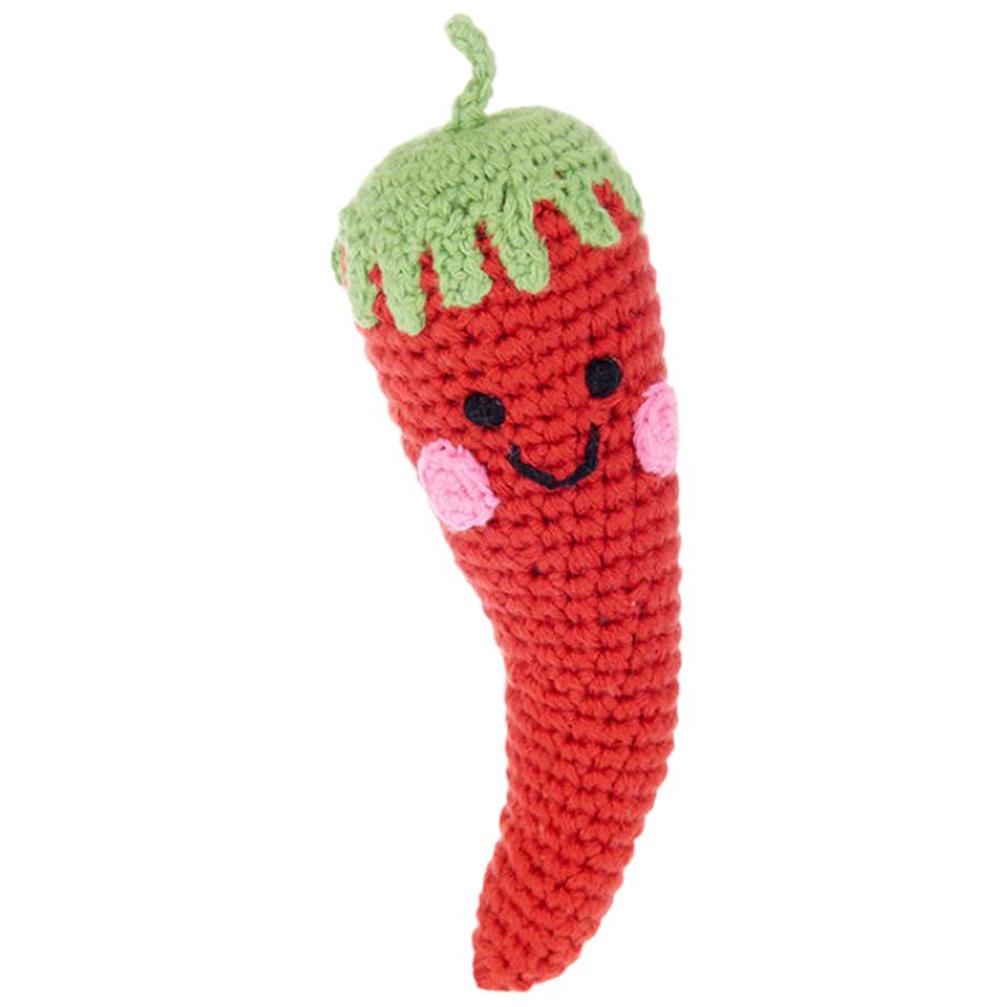 Pretend Play Food Rattle - Chili