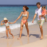 Coastal Shells Sustainable Frilled Crop Bikini - HoneyBug 