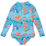 Kaleido Fish Sustainable Leg Frill Surf Suit - HoneyBug 