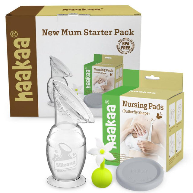 Haakaa New Mom Starter Pack - HoneyBug 