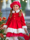 All Bundled Up Red Faux Fur Duchess Coat