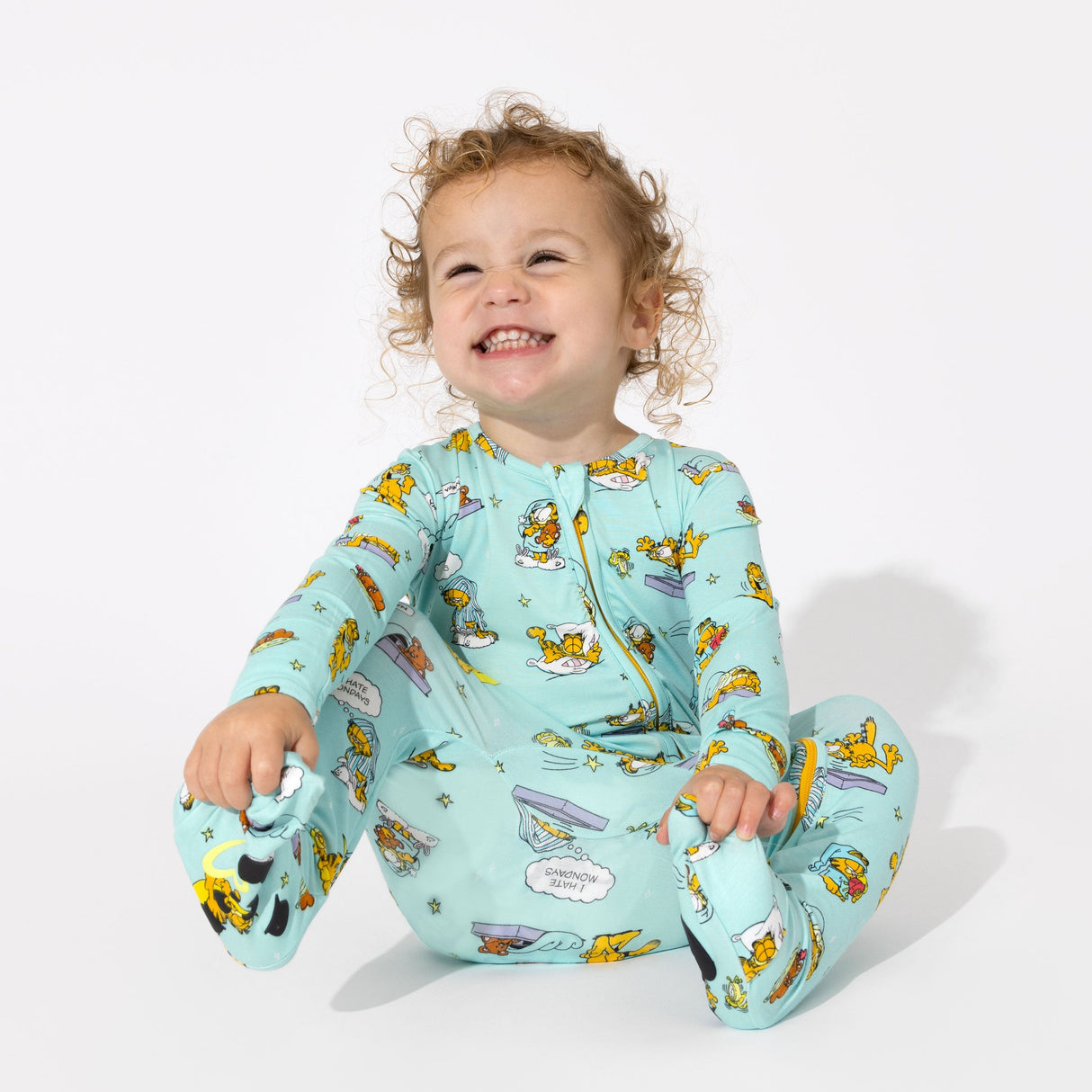 Garfield: Lazy Mondays Bamboo Convertible Footie - HoneyBug 
