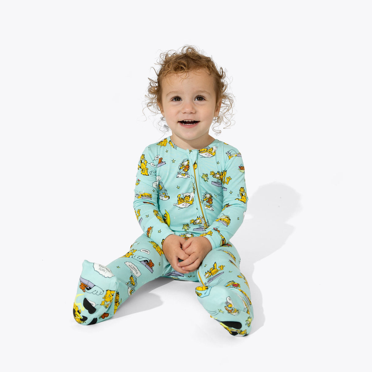 Garfield: Lazy Mondays Bamboo Convertible Footie - HoneyBug 