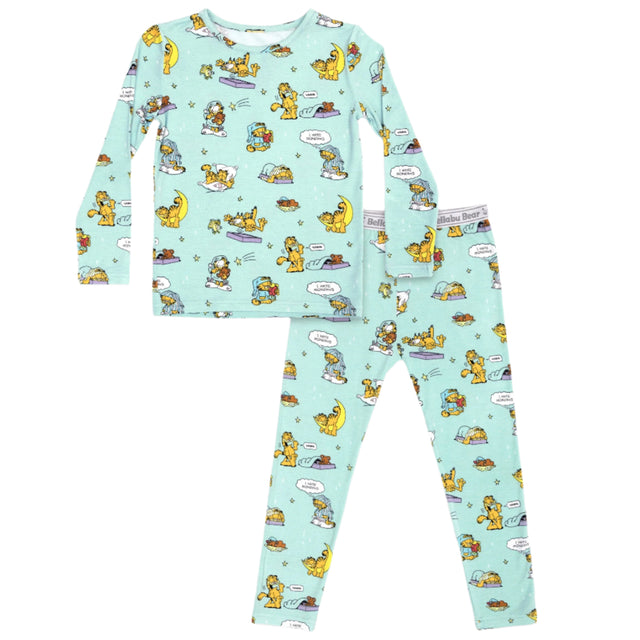 Garfield: Lazy Mondays Bamboo Kids Pajamas - HoneyBug 