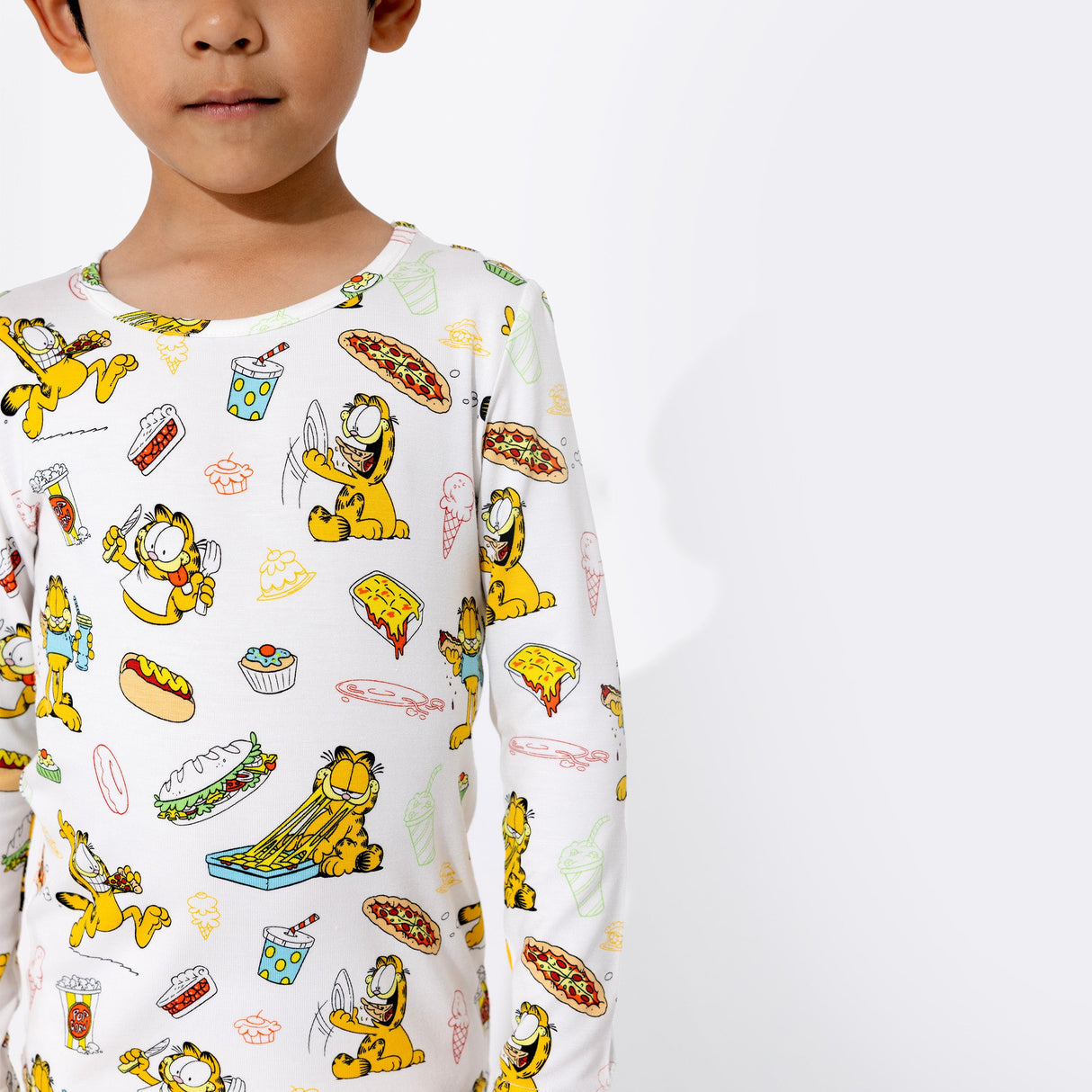 Garfield: Snack Attack Bamboo Kids Pajamas - HoneyBug 