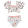 Girl's Puff Sleeve Swimsuit