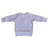 Girl's Raglan Sweatshirt - HoneyBug 
