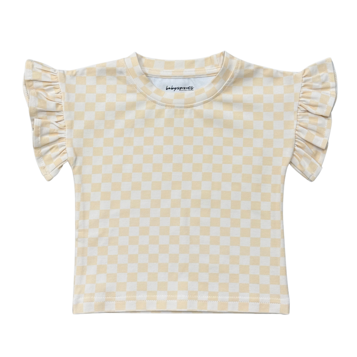 Girl's Ruffle Sleeve Top