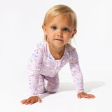 Enchanted Unicorn Bamboo Convertible Footie - HoneyBug 