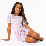 Enchanted Unicorn Bamboo Kids Pajama Short Set - HoneyBug 
