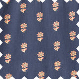 Girls' Long Sleeves Dress with Velvet Tie | Adelaide Orange Floral - HoneyBug 