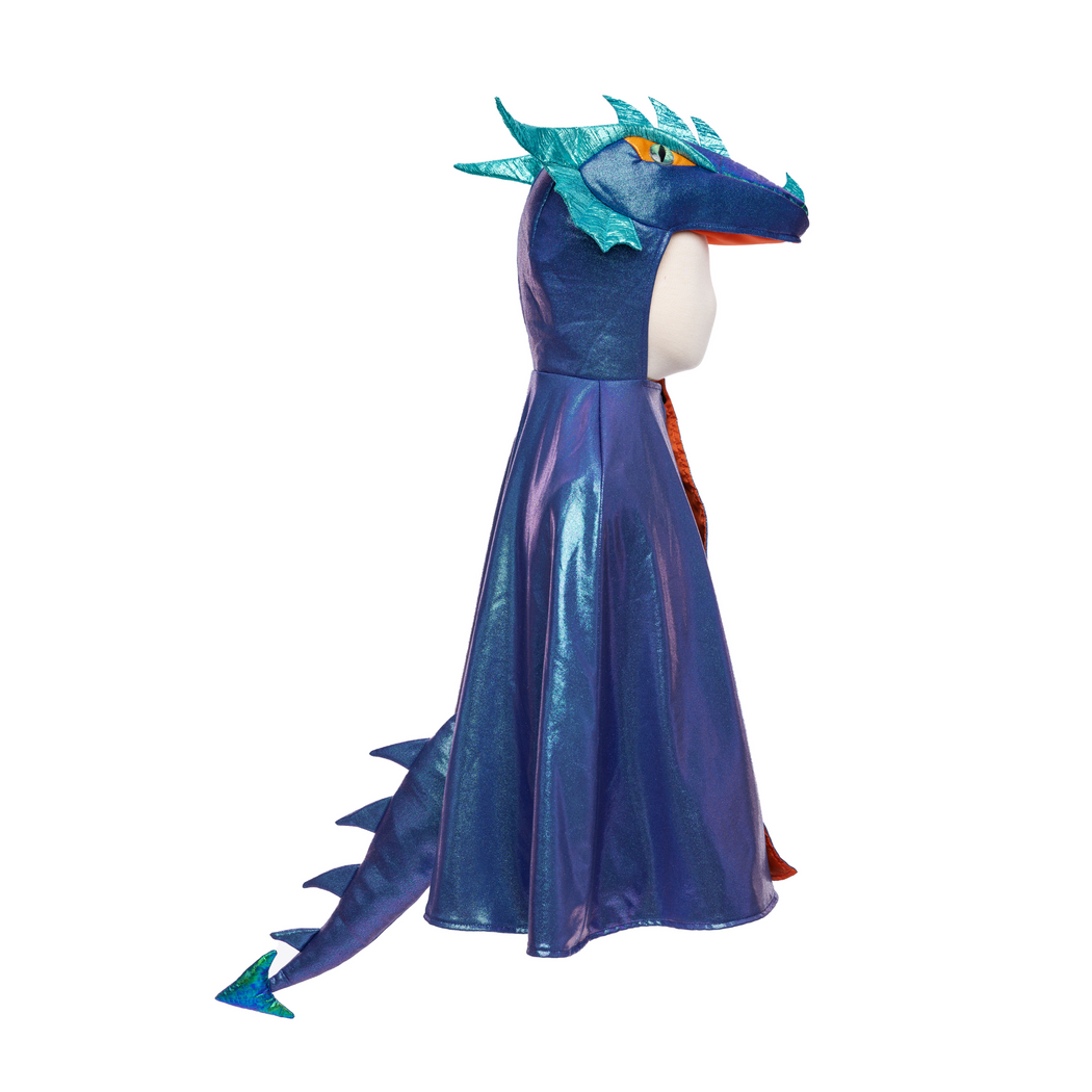 Azure The Metallic Dragon Cape - HoneyBug 