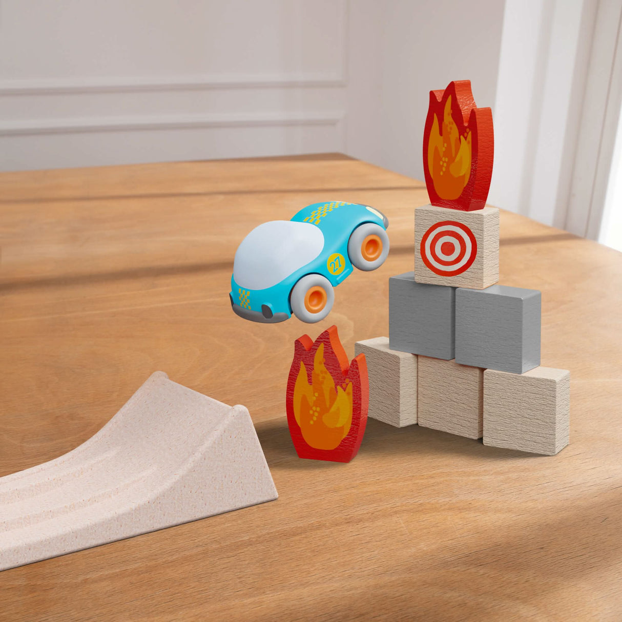 HABA Cars - Stunt Jump - HoneyBug 