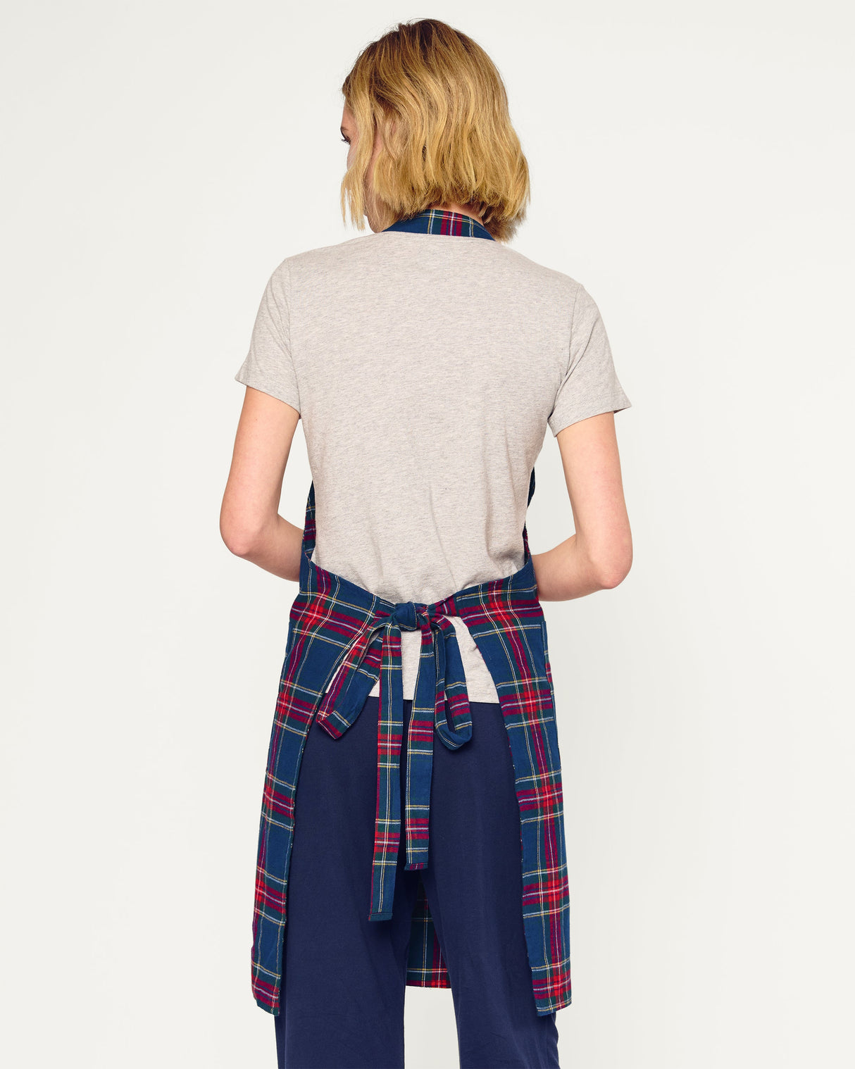 Adult Apron in Windsor Tartan - HoneyBug 