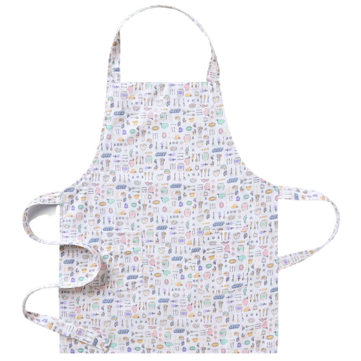 Adult's Twill Apron in Baking Spirits Bright - HoneyBug 