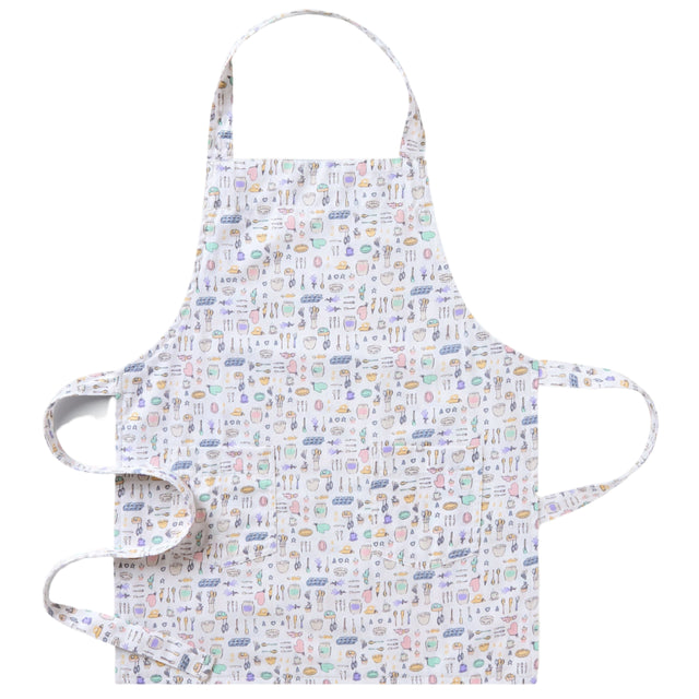 Adult's Twill Apron in Baking Spirits Bright - HoneyBug 
