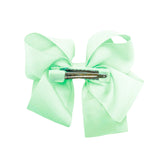 Rainbow Shamrock Hair Bow