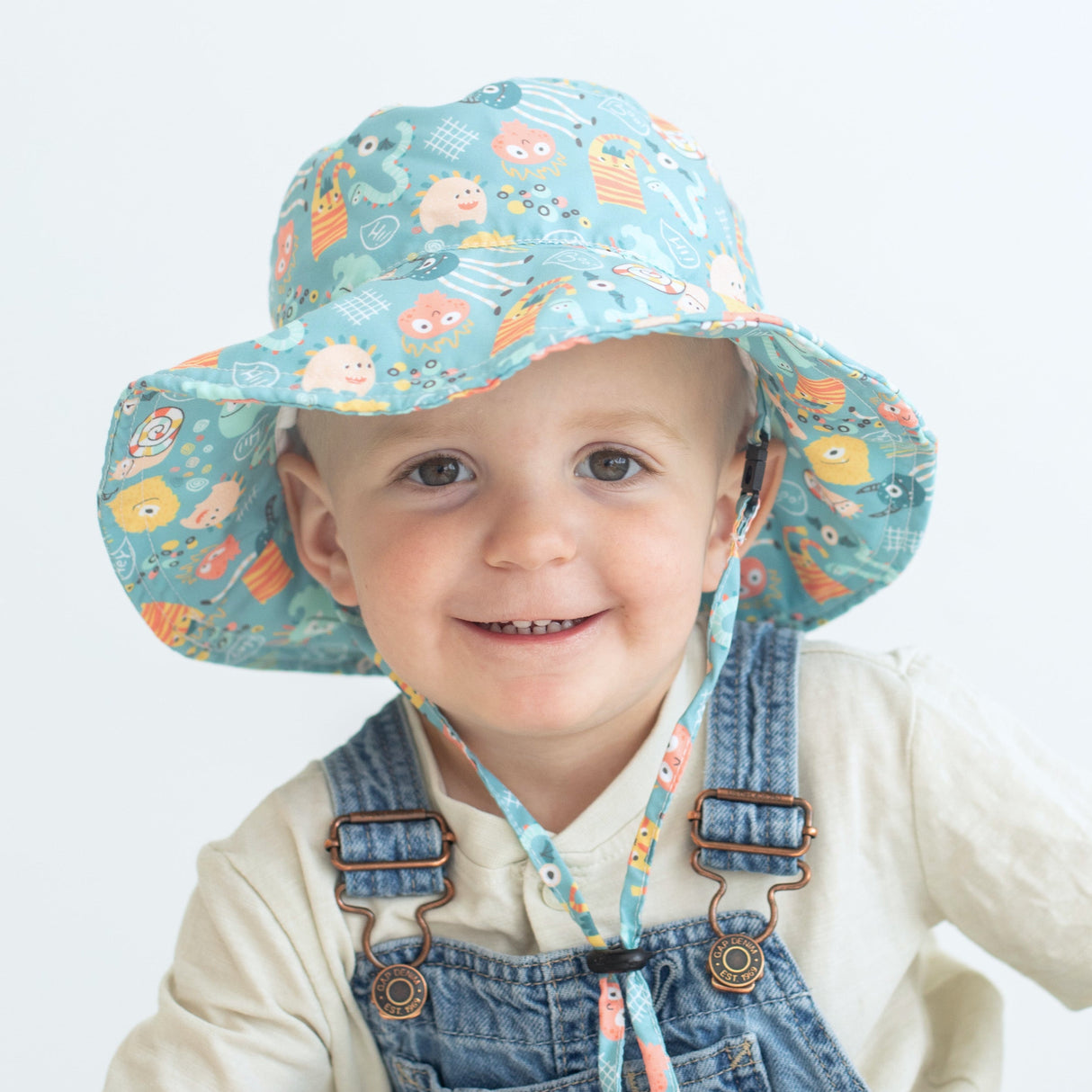 Baby & Kid Sun Hat - Monster Party - HoneyBug 