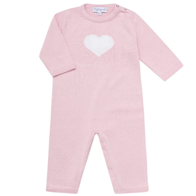 Heart Knit Bodysuit - HoneyBug 