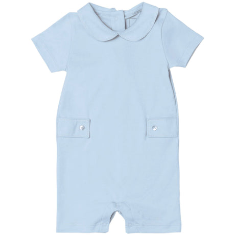 Henry Boys' Pima Cotton Shortall - Light Blue - HoneyBug 