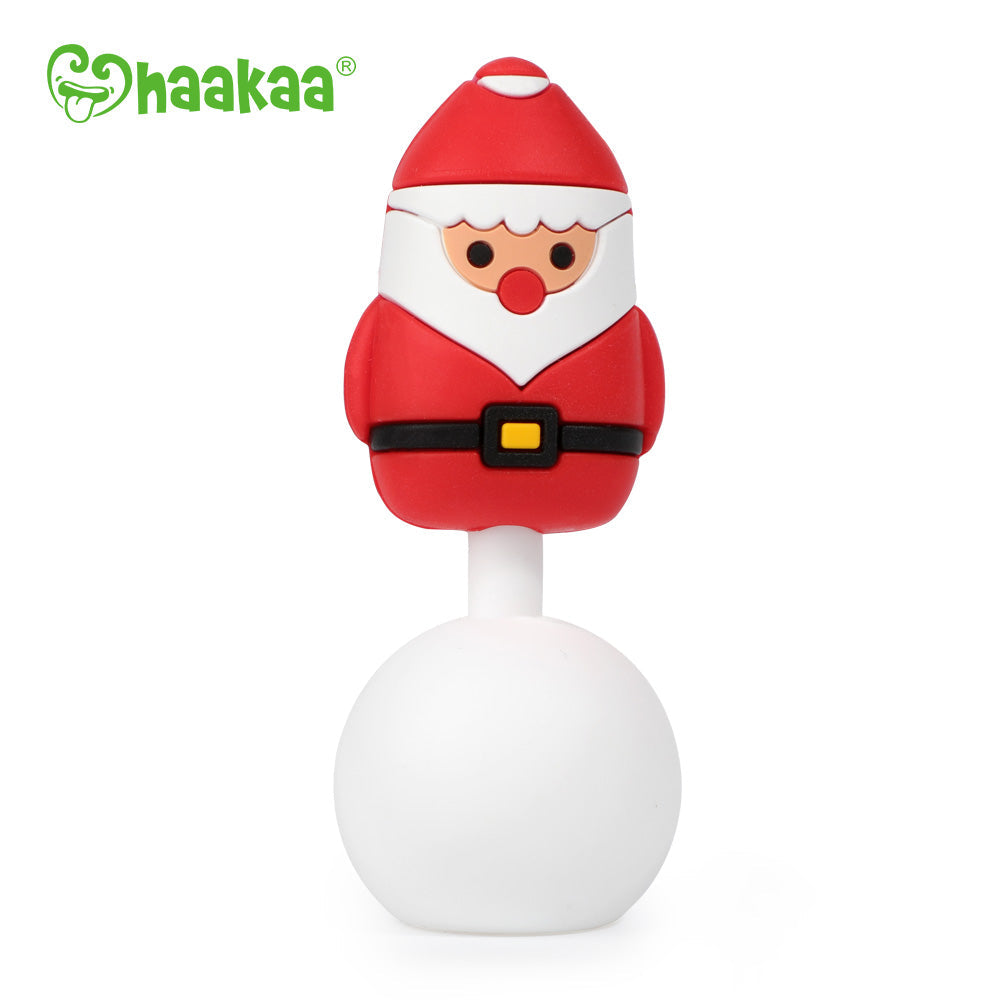 Haakaa Winter Holiday Silicone Breast Pump Stopper 1PK (Limited Edition) - HoneyBug 