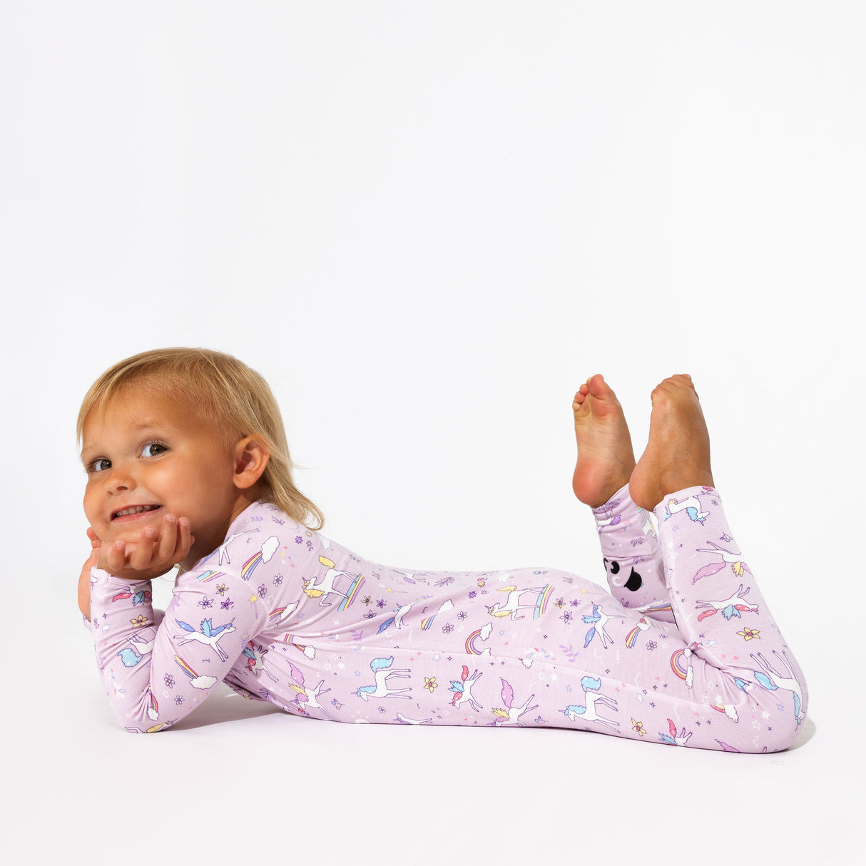 Enchanted Unicorn Bamboo Convertible Footie - HoneyBug 