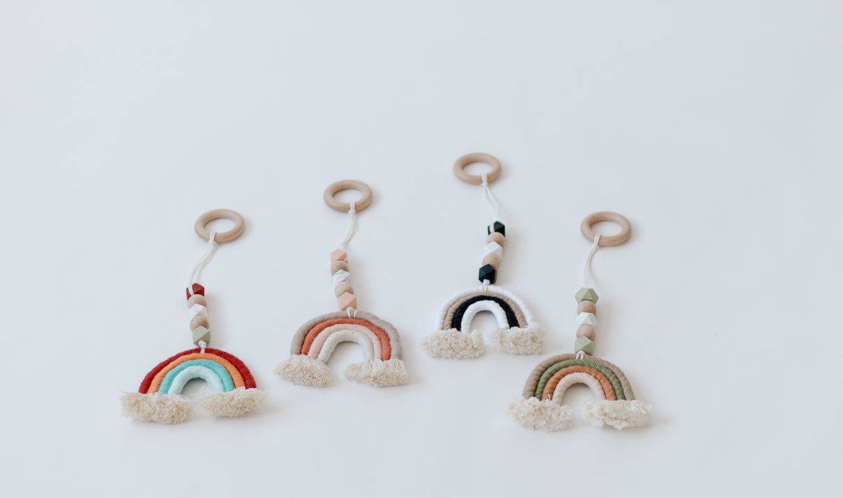 Rainbow Carseat Garland/Gym Toy/Car Ornament