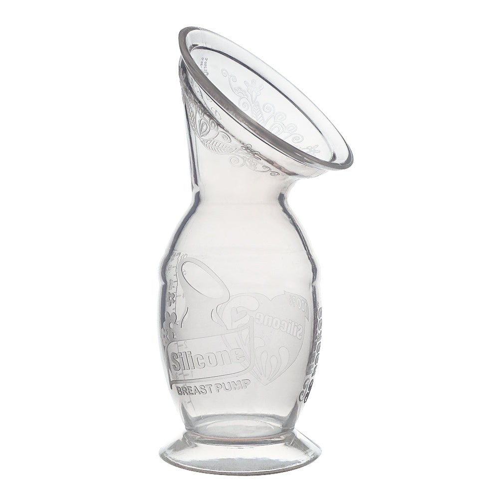 Haakaa Gen 2 Silicone Breast Pump with Suction Base 5 oz and Silicone Flower Stopper Set - HoneyBug 