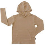 LONG SLEEVE HOODIE- Mocha