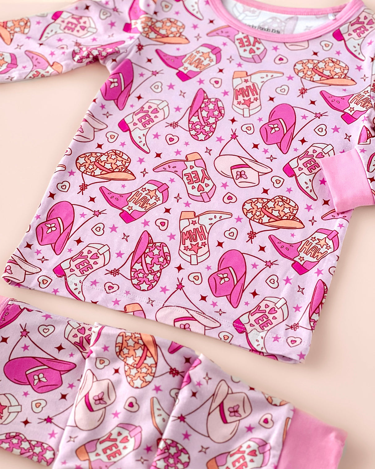 Bamboo Two Piece Set | Cowgirl - HoneyBug 