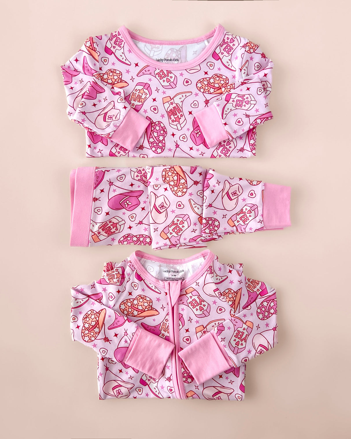 Bamboo Two Piece Set | Cowgirl - HoneyBug 