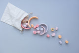 Pink Animal Rainbow Stacking Toy