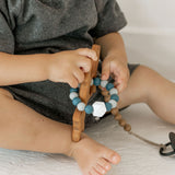 Wooden Teether with Silicone Ring