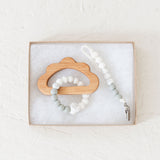 Wooden Teether with Silicone Ring